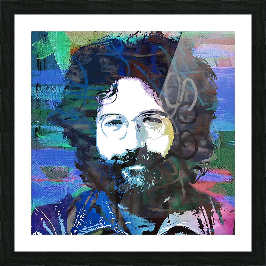Grateful Jerry Picture Frame print