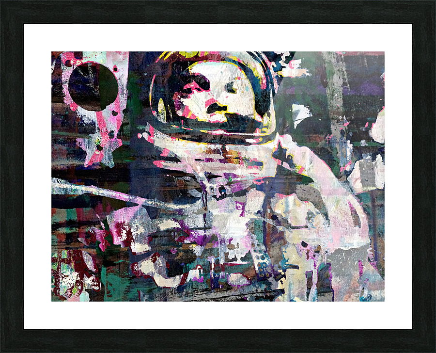 John Glenn Picture Frame print