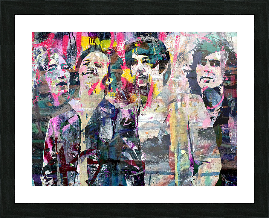 The Fab Four Picture Frame print