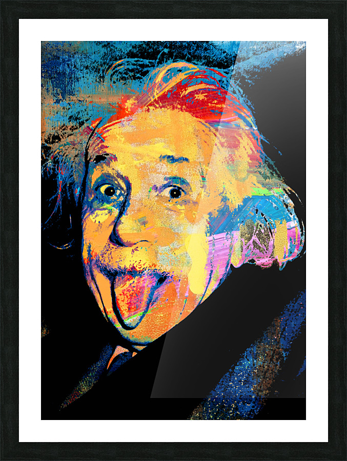 Einstein  Picture Frame print