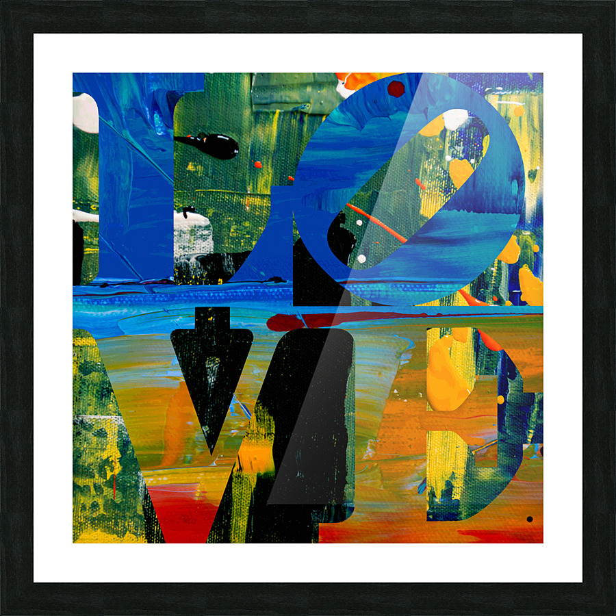 LOVE Two Picture Frame print