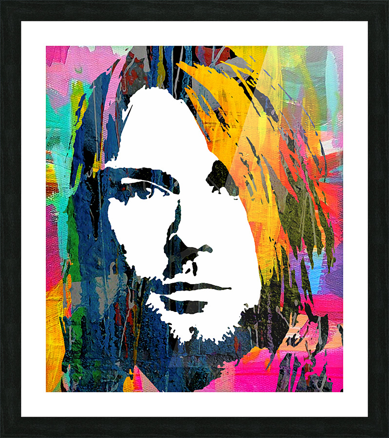 Kurt Nirvana Picture Frame print