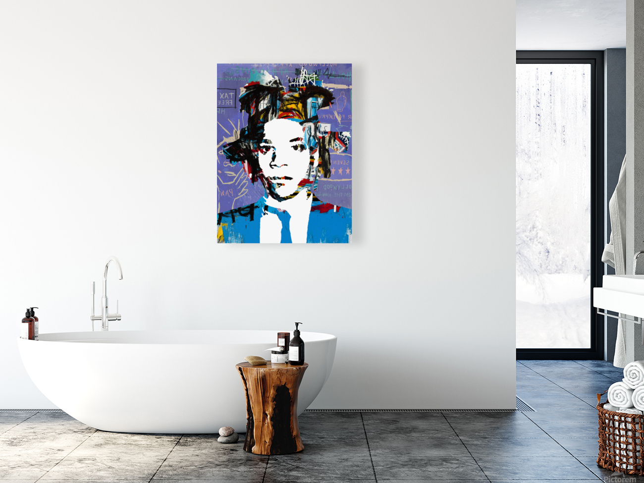 Inspired by Basquiat Reproduction