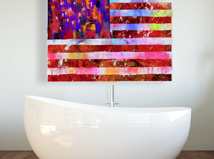 American Flag by The Pop Art Factory