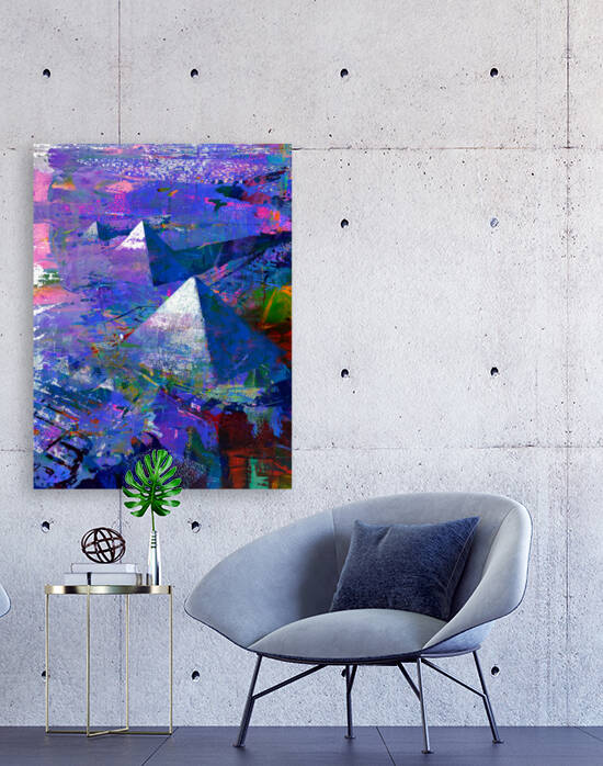 Great Pyramids of Giza by The Pop Art Factory