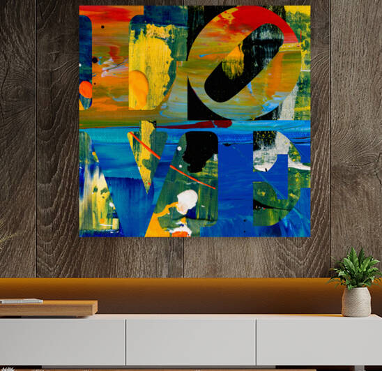 LOVE Four by The Pop Art Factory