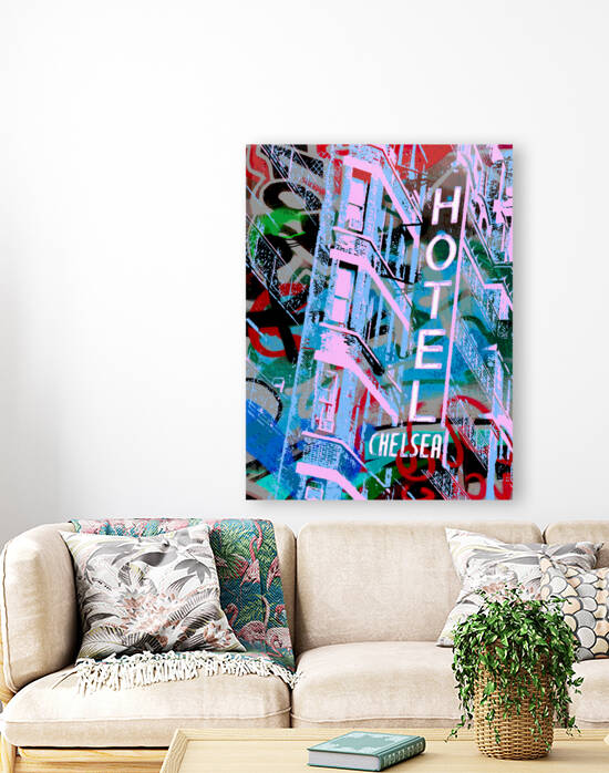Chelsea Hotel by The Pop Art Factory