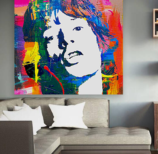 Inspired by Jagger by The Pop Art Factory