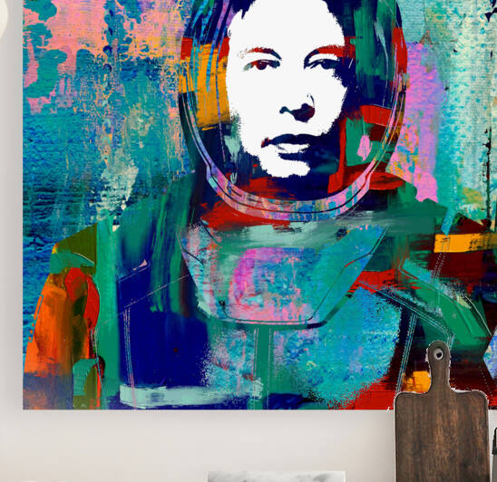 Mars Man Elon Musk by The Pop Art Factory