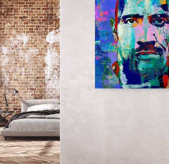Dwayne Johnson The Rock by The Pop Art Factory