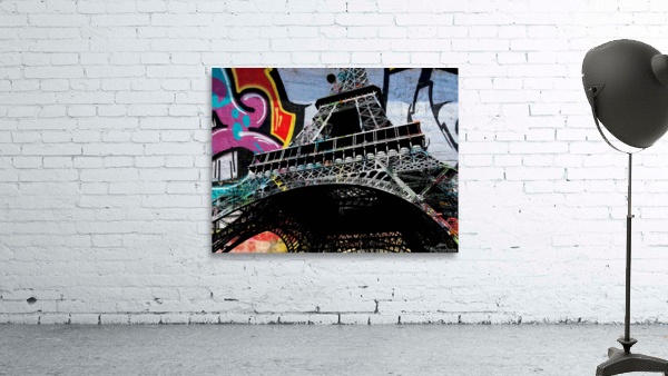 Eiffel Tower Graffiti Four Wall Preview