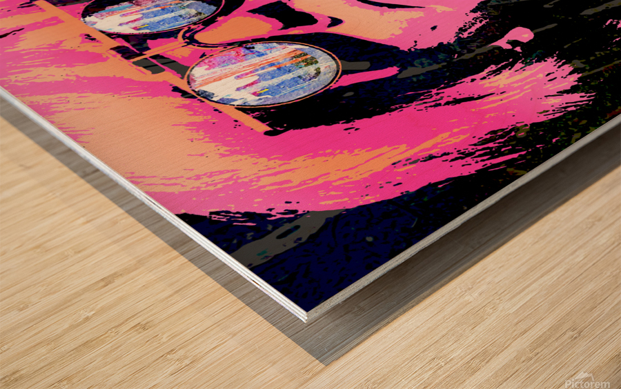 Inspired by Warhol Wood print
