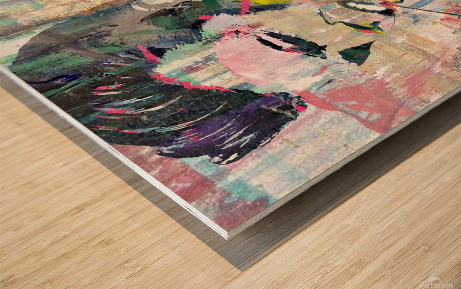 Inspired by Bowie Wood print