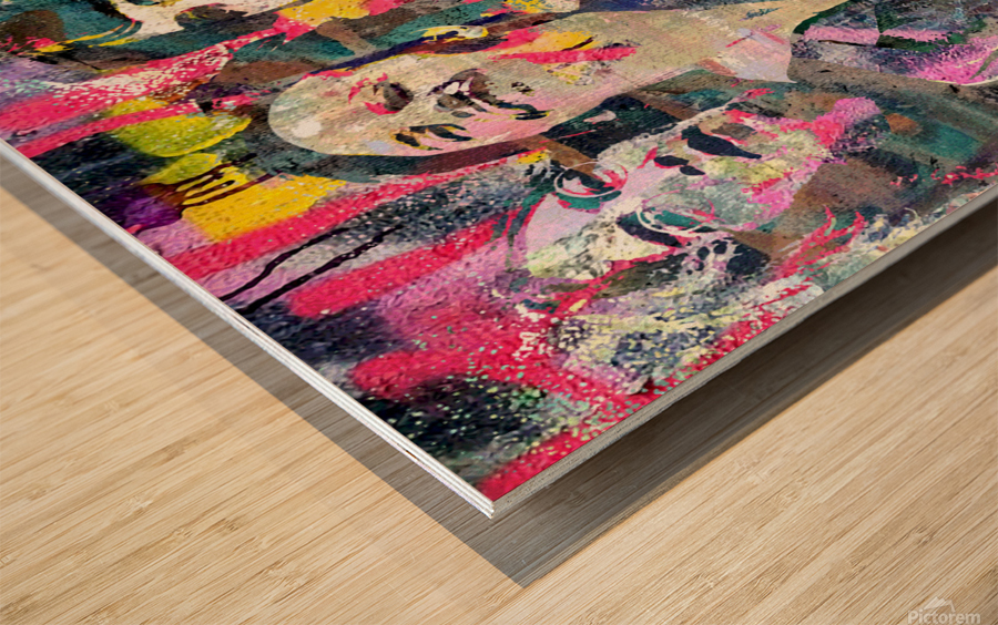 The Fab Four Wood print