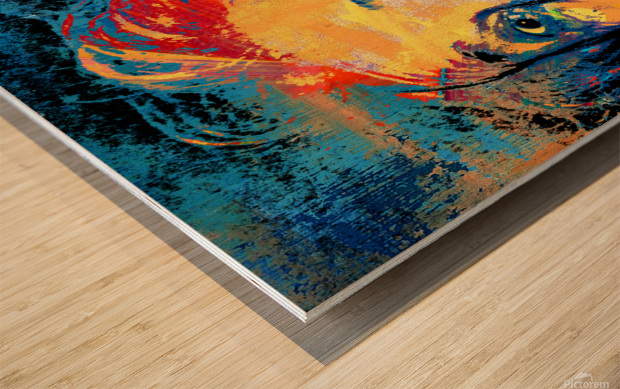 Einstein  Wood print