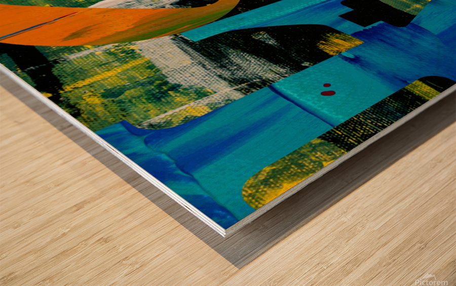 LOVE Six Wood print