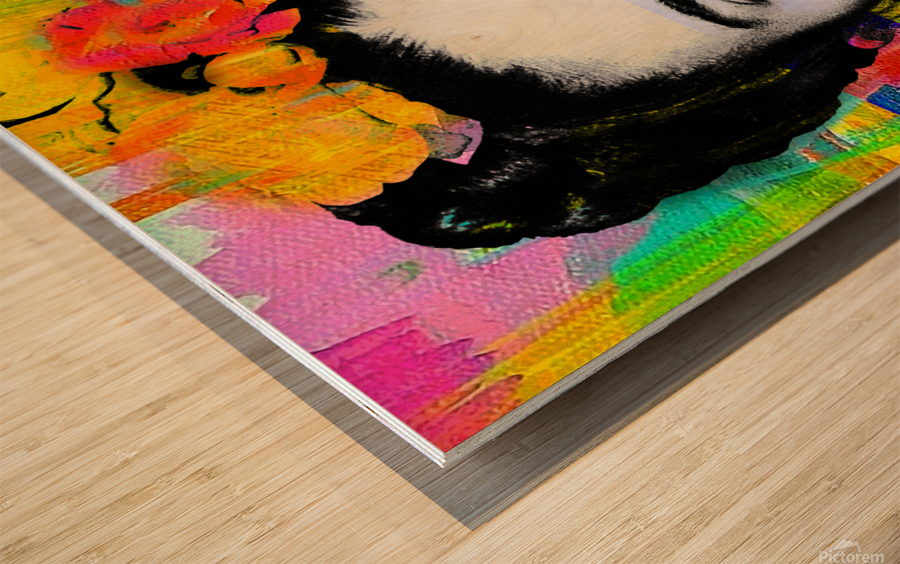 Frida Wood print
