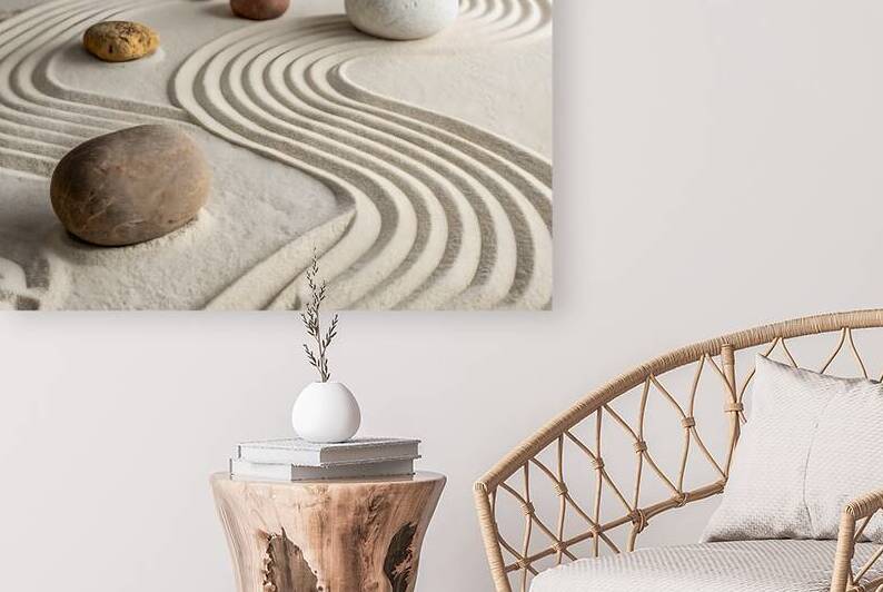 Earthy Abstract Minimalist Wabi Sabi Zen Neutral by Stefan Schmitz Art