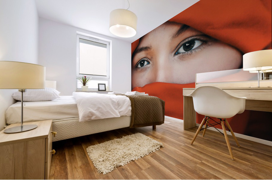 Red Nomad  Mural print