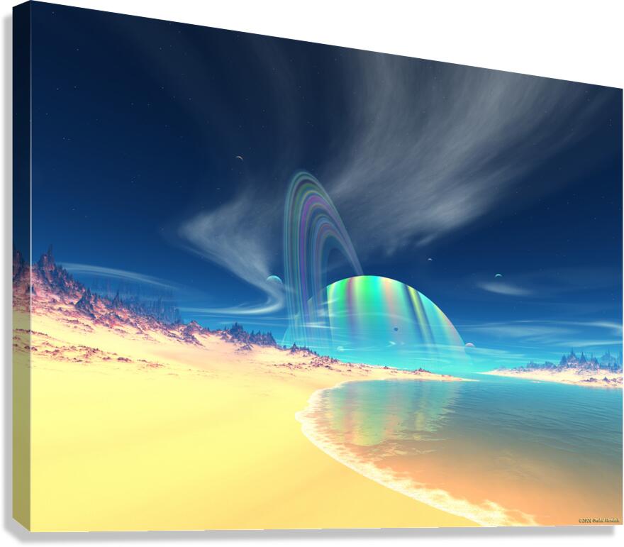 Day At The Beach Canvas Print