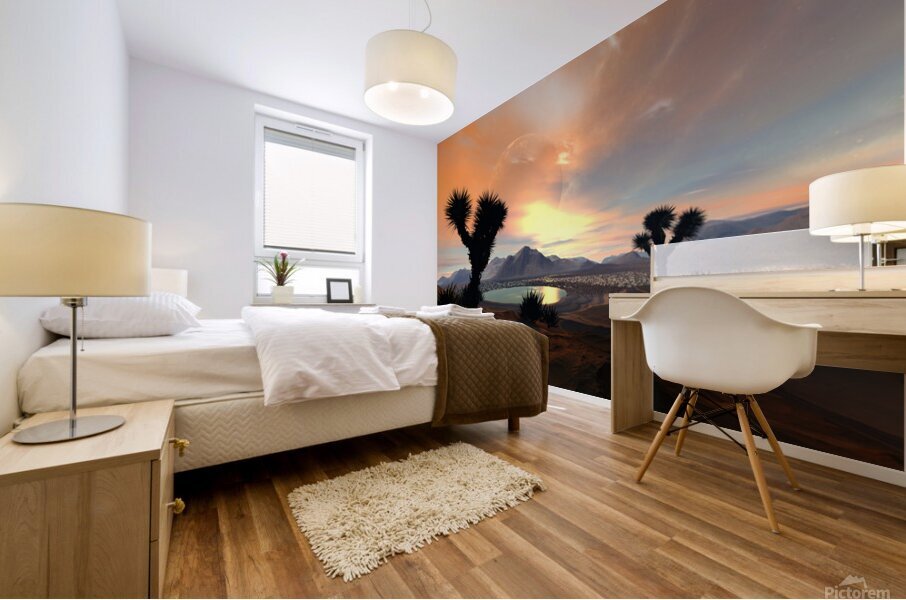 Desert  Sunrise  Mural print