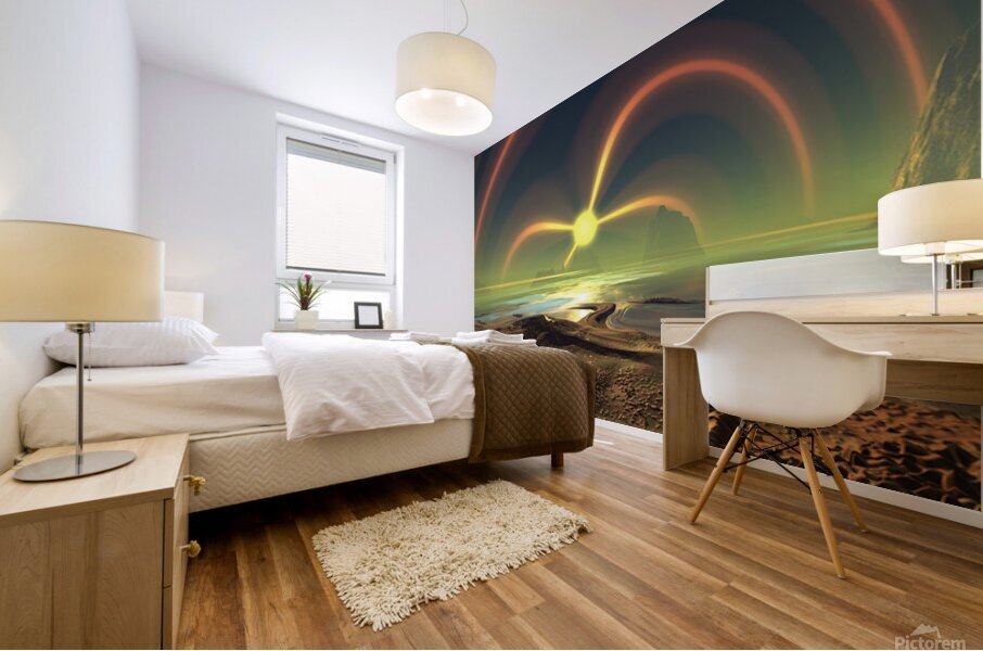 Cosmic Reflections Mural print