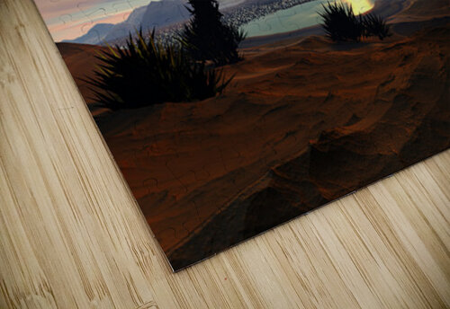 Desert  Sunrise  Orchid Mandala puzzle