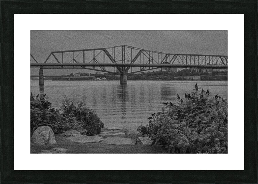 Alexandra Bridge Picture Frame print