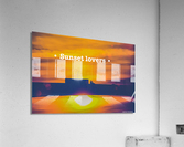 Sunset Lovers  Acrylic Print