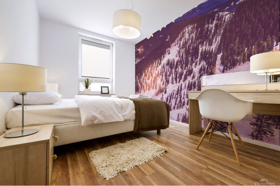 Young Wild & Free Mural print
