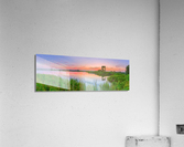 Sunset at Westerpolder Acrylic Print