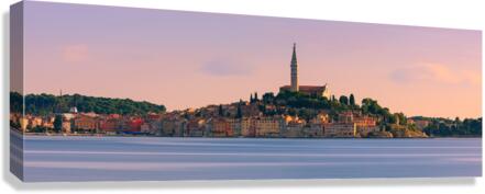 Evening view on Rovinj Canvas Print
