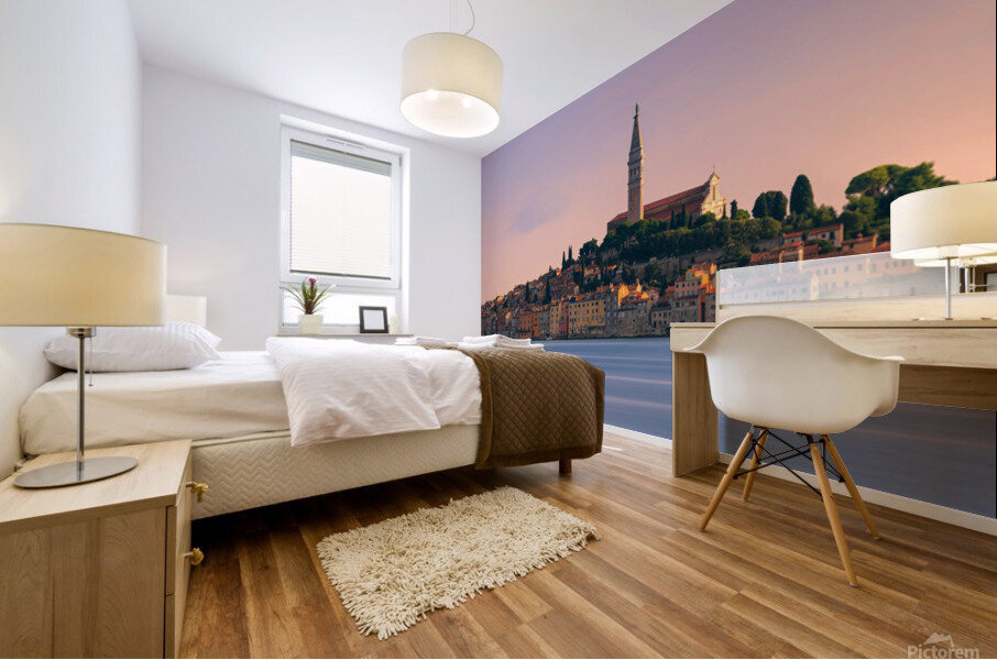 Evening view on Rovinj Mural print