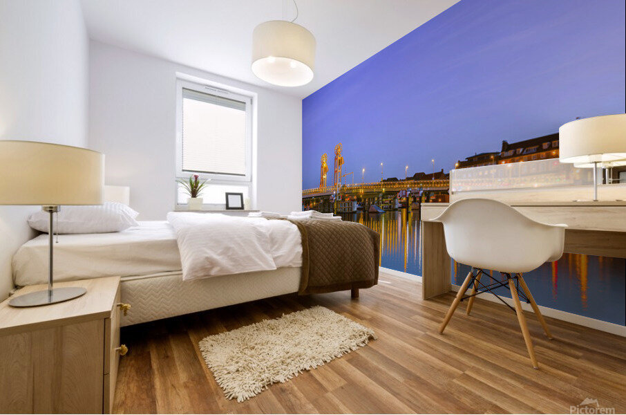 Kampen by Night Mural print