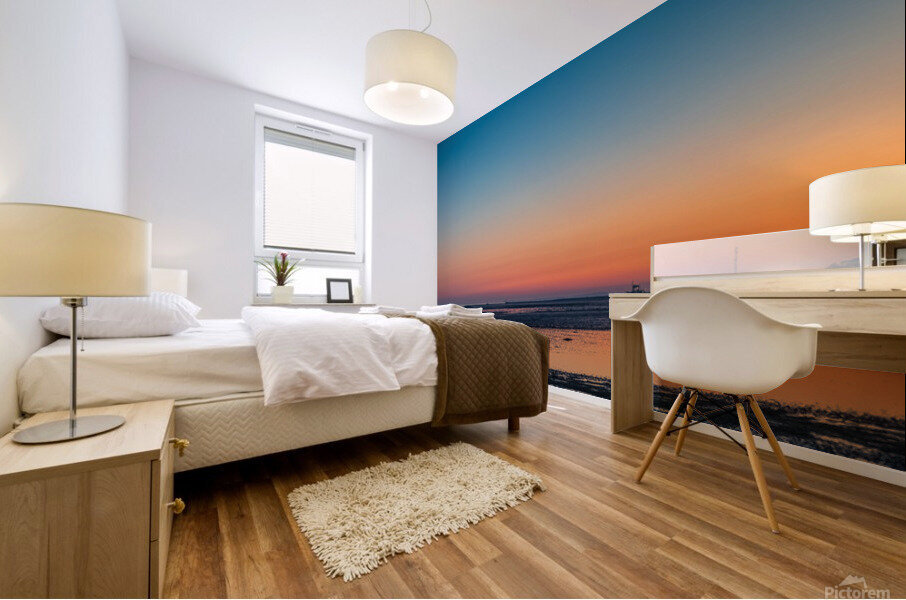 Sunset on Terschelling Mural print