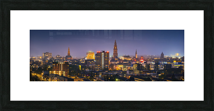 Skyline Groningen Picture Frame print