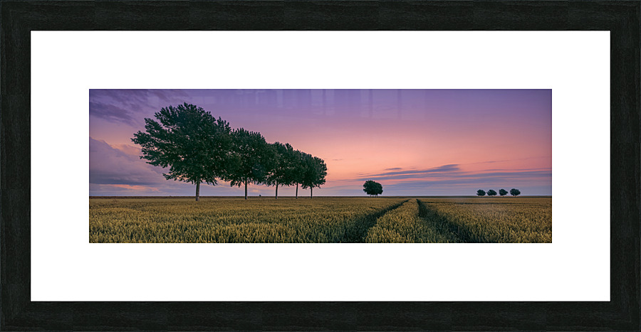 Sunset in Groningen Picture Frame print