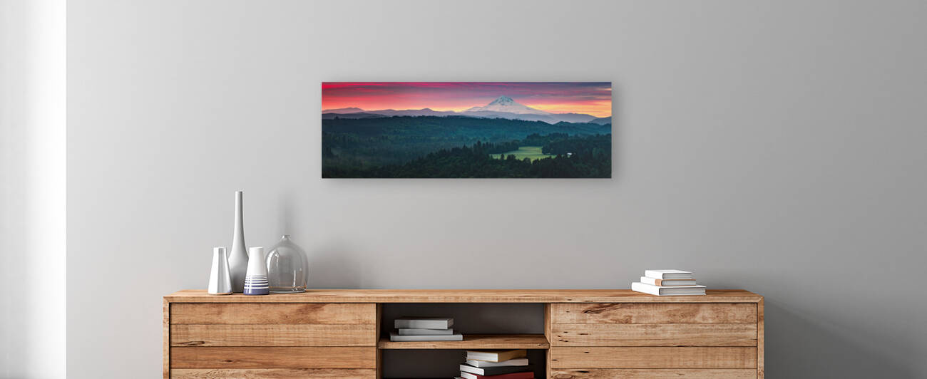 Sunrise view on Mount Hood Oregon by Henk Meijer Photography