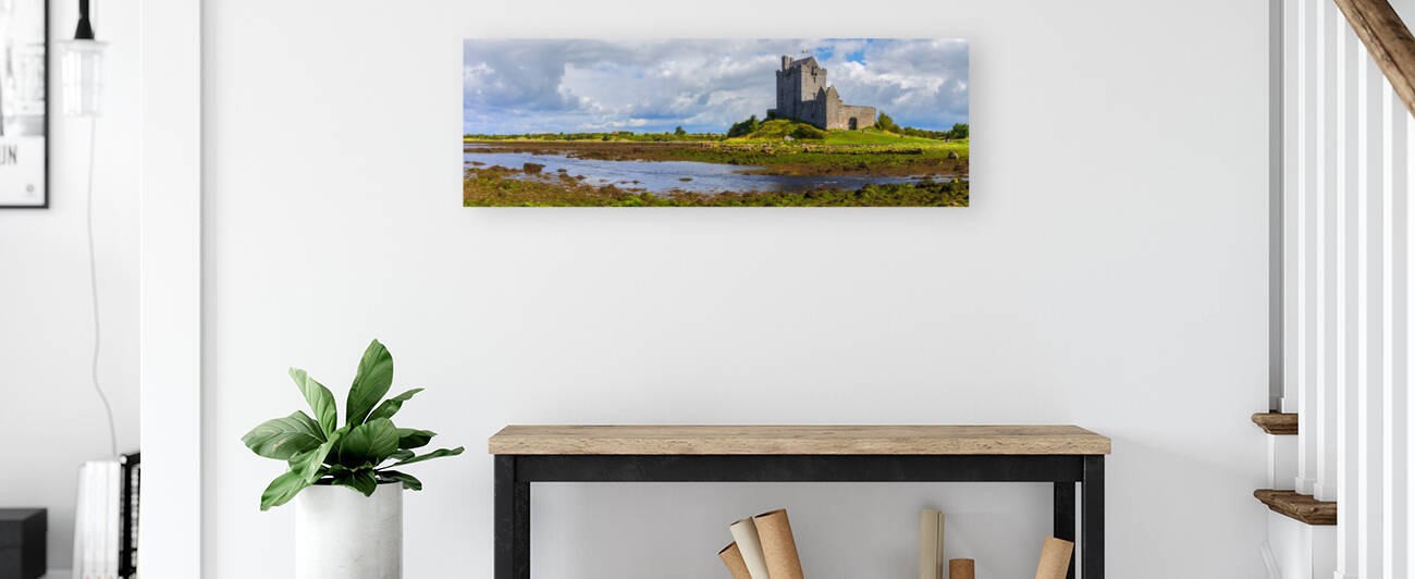 Panorama from Dunguaire Castle by Henk Meijer Photography