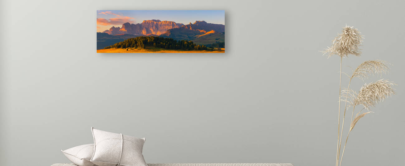Sunrise at Alpe di Siusi  by Henk Meijer Photography