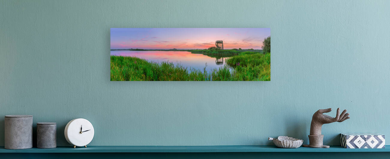 Sunset at Westerpolder by Henk Meijer Photography