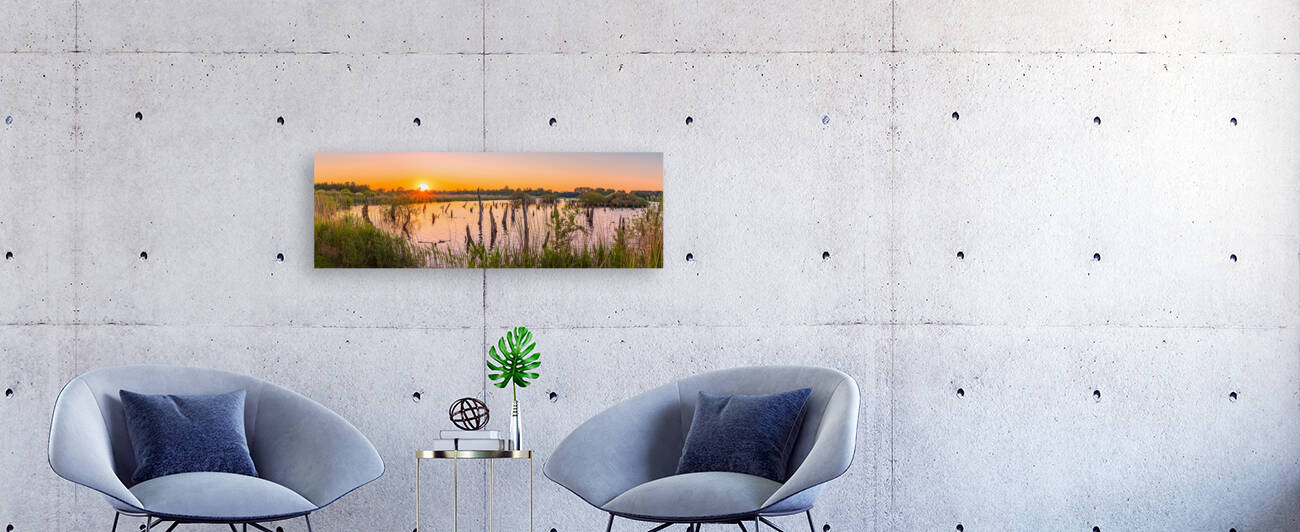 Sunset at De Alde Feanen Reproduction