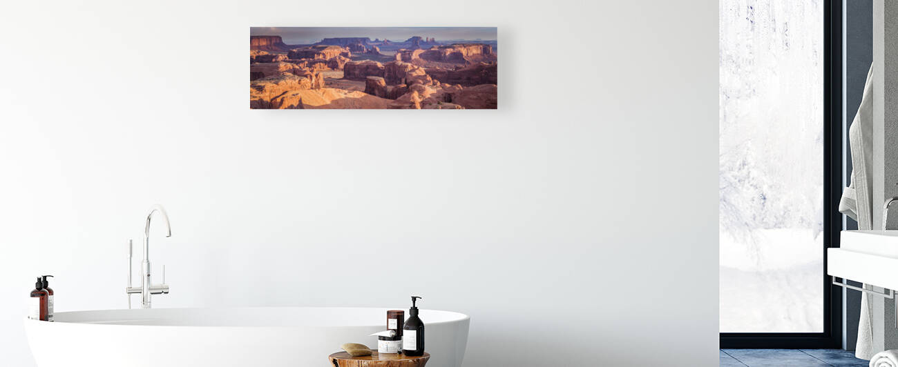 View from Hunts Mesa in Monument Valley by Henk Meijer Photography