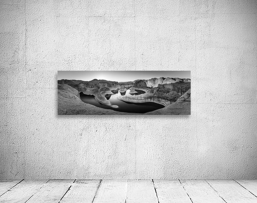 Reflection Canyon in B&W Wall Preview