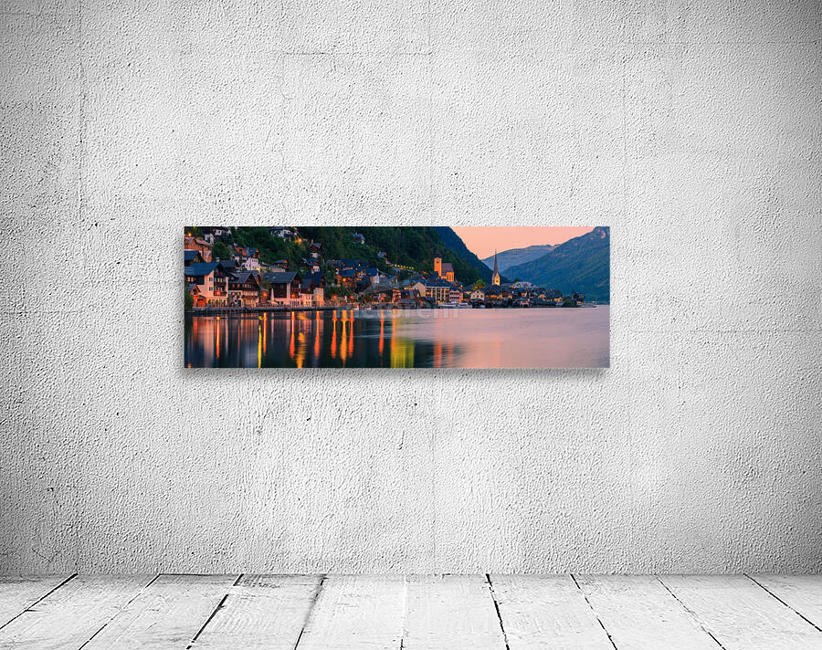 Sunset in Hallstatt Wall Preview