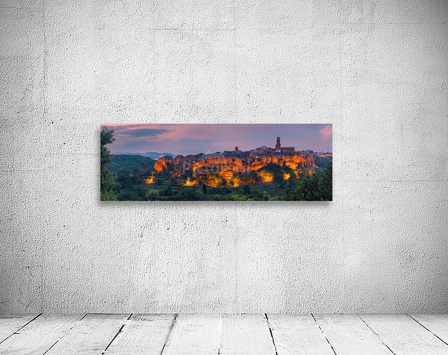 Sunset at Pitigliano Wall Preview