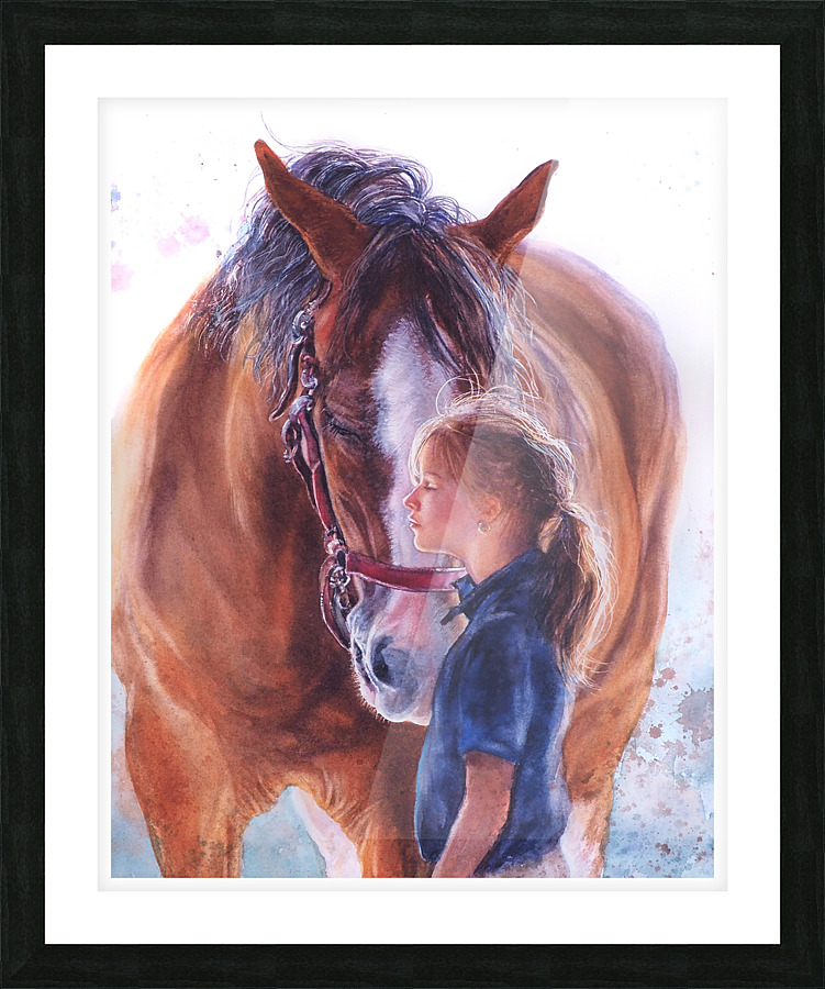 Heart Whispers Picture Frame print