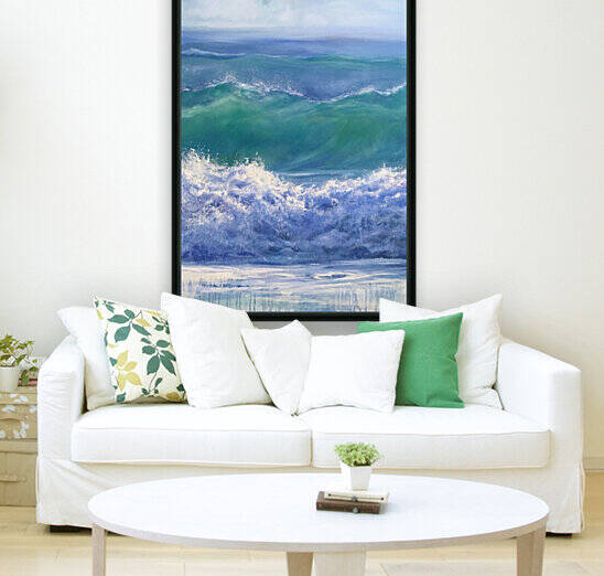 Fold into you 24x36  by Crystal Beshara Fine Artist