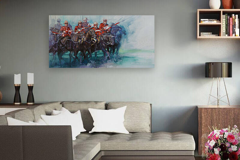The Charge by Crystal Beshara Fine Artist