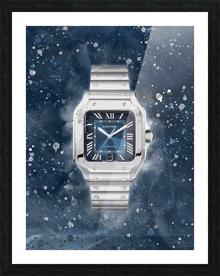 Santos Blue Picture Frame Printing